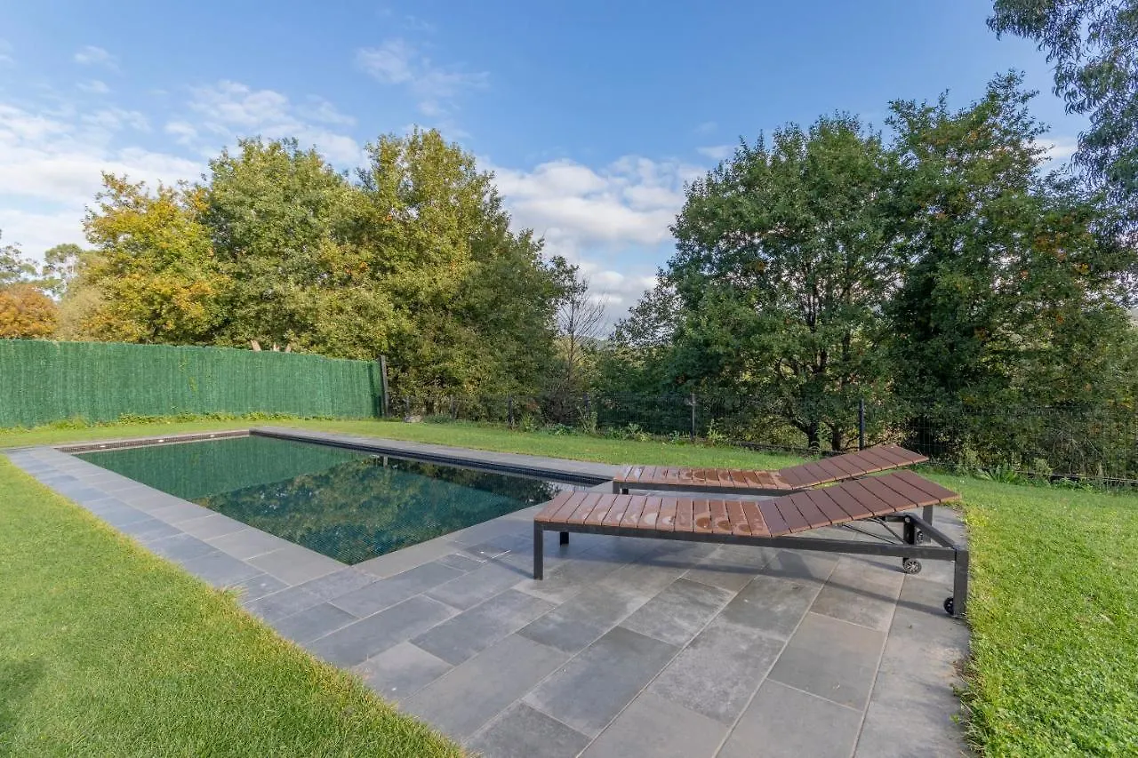 Villa Casa Moderna Con Piscina Y Vistas Al Bosque. Mungia