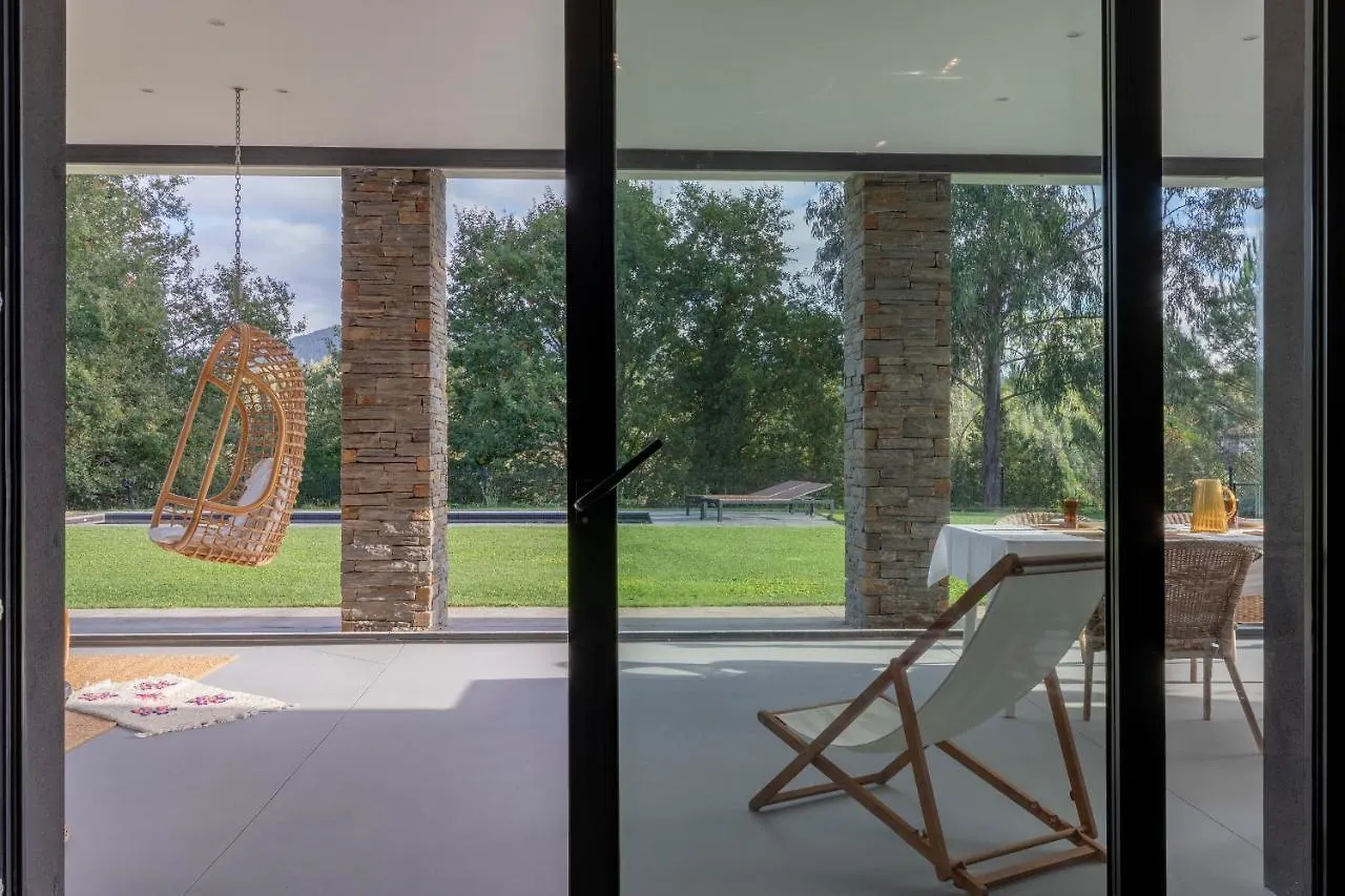 Villa Casa Moderna Con Piscina Y Vistas Al Bosque. Mungia